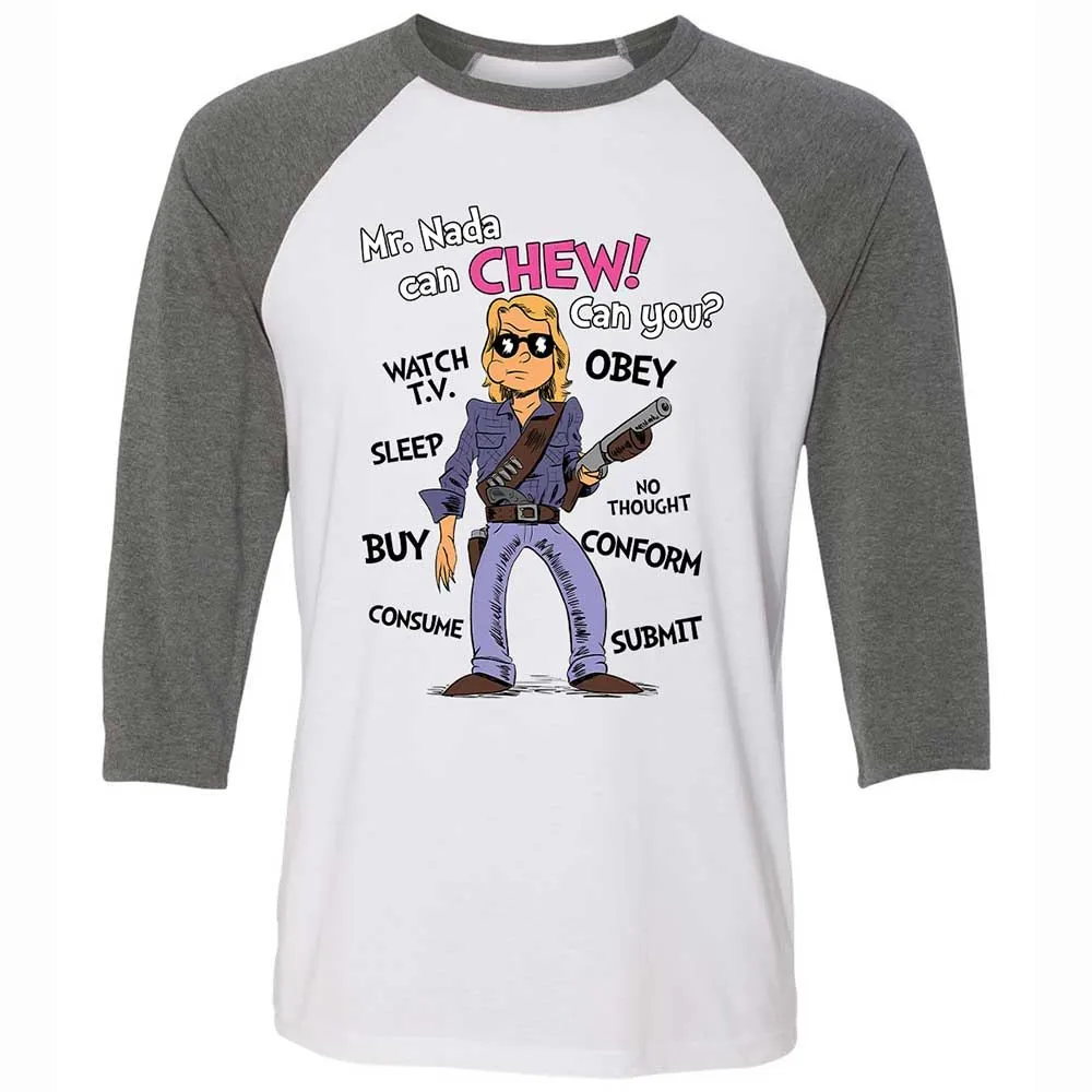 I have come here to chew bubblegum and kick ass - White/Deep Heather - 11