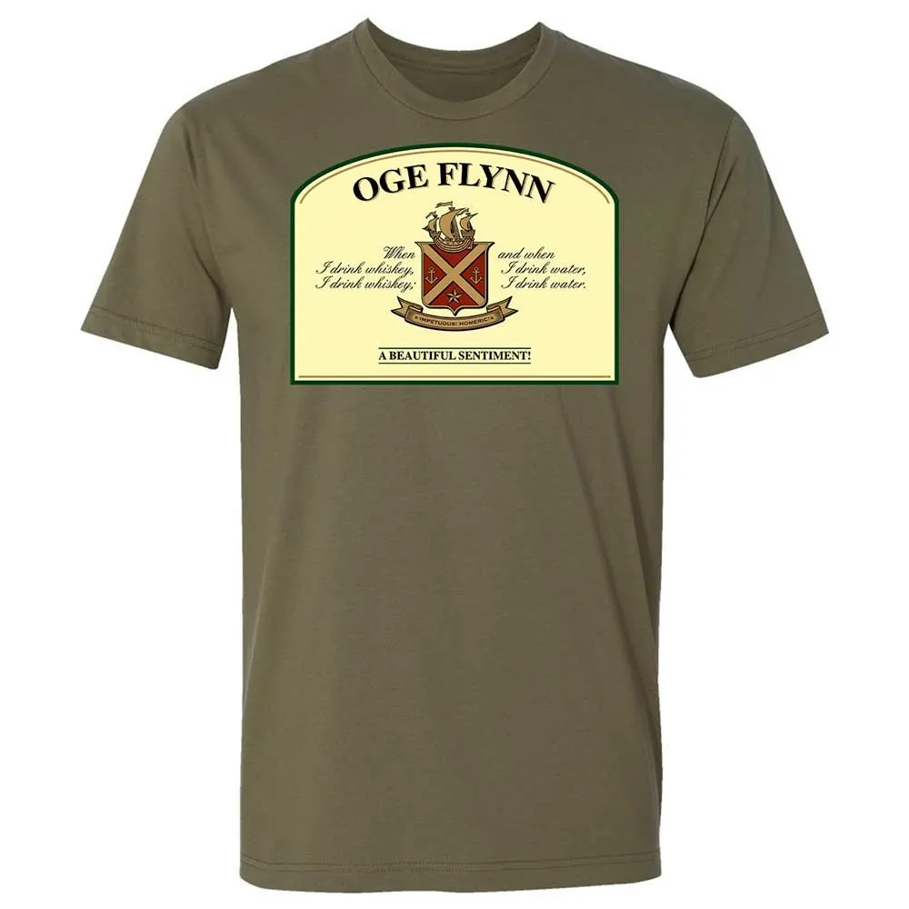 When I drink whiskey, when I drink water - Military Green - 12