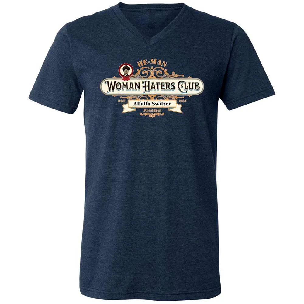 Unisex V-Neck T-Shirt - ZRWKEH1F - Heather Navy - 13