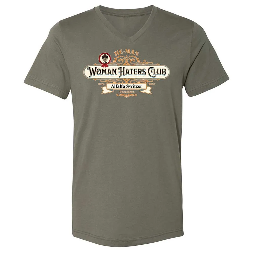 Unisex V-Neck T-Shirt - ZRWKEH1F - Military Green - 15