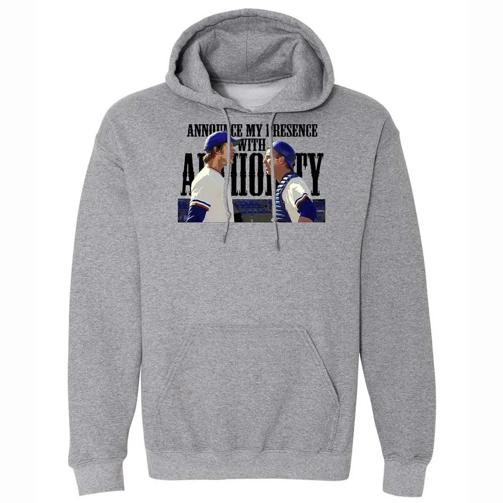 Announce my presence with authority - Graphite Heather - 17