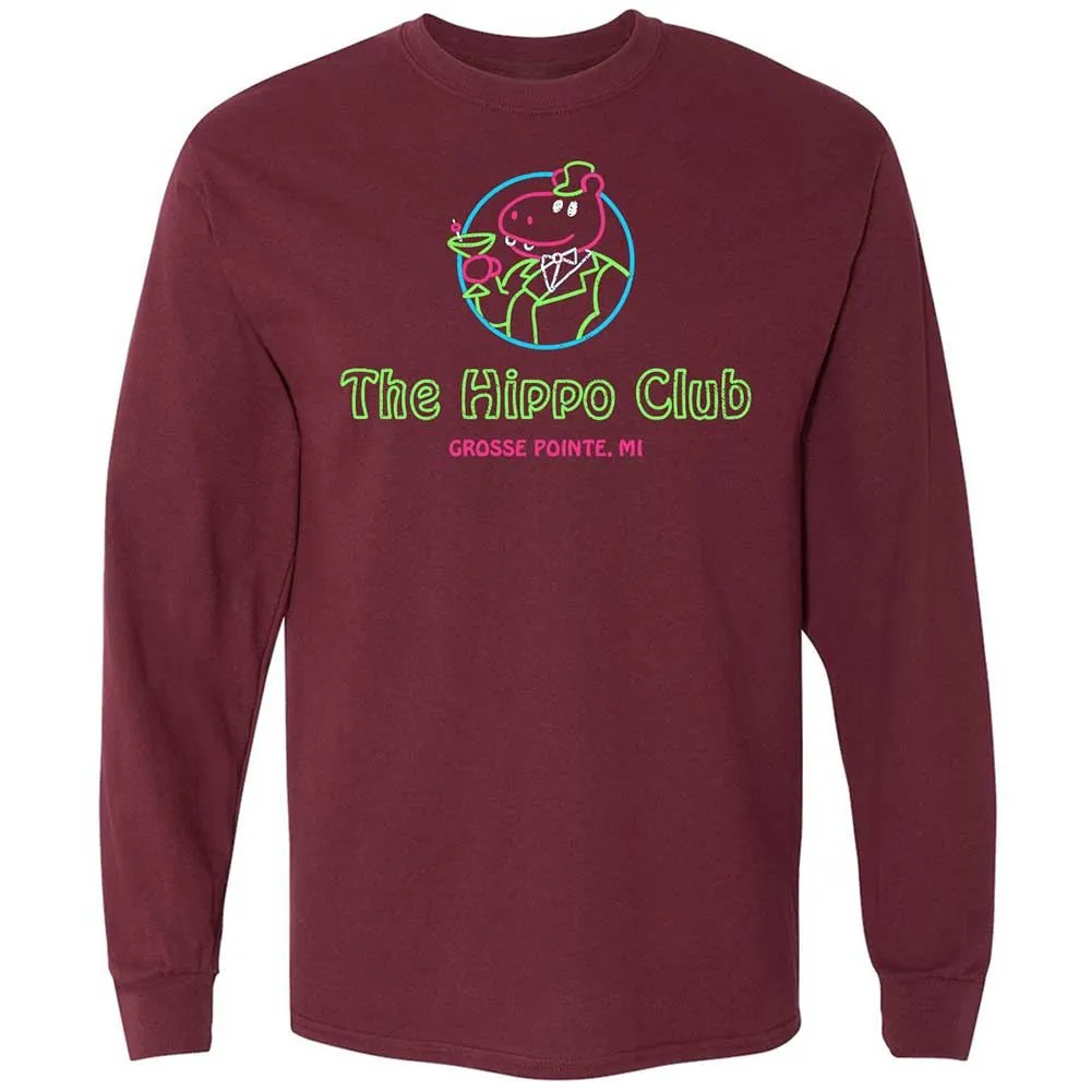 Hippo Club - Maroon - 6