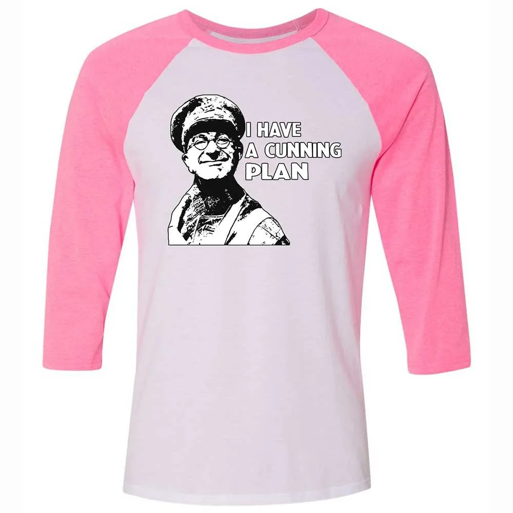 Unisex 3/4 Baseball Tee - 8ZSWFZV7 - White/Neon Pink - 12