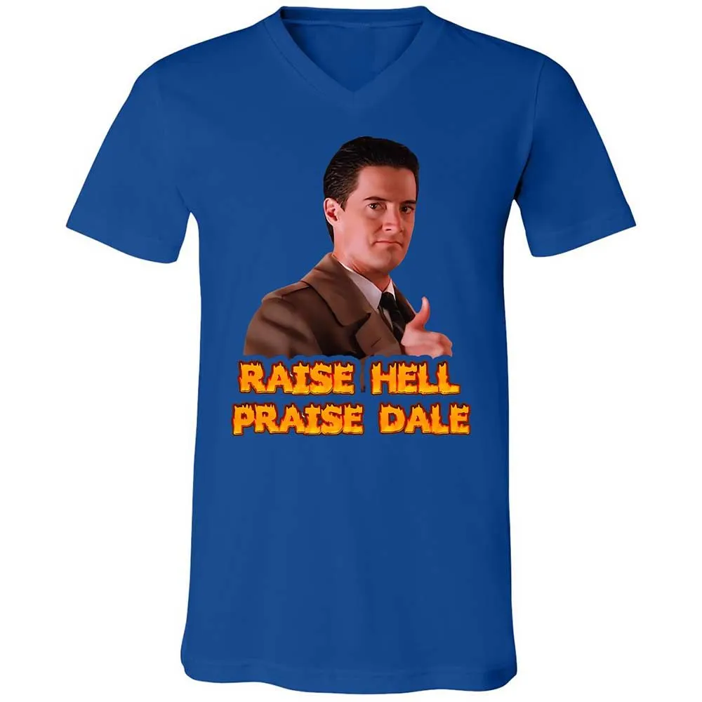 Unisex V-Neck T-Shirt - UXL187ED - True Royal - 3