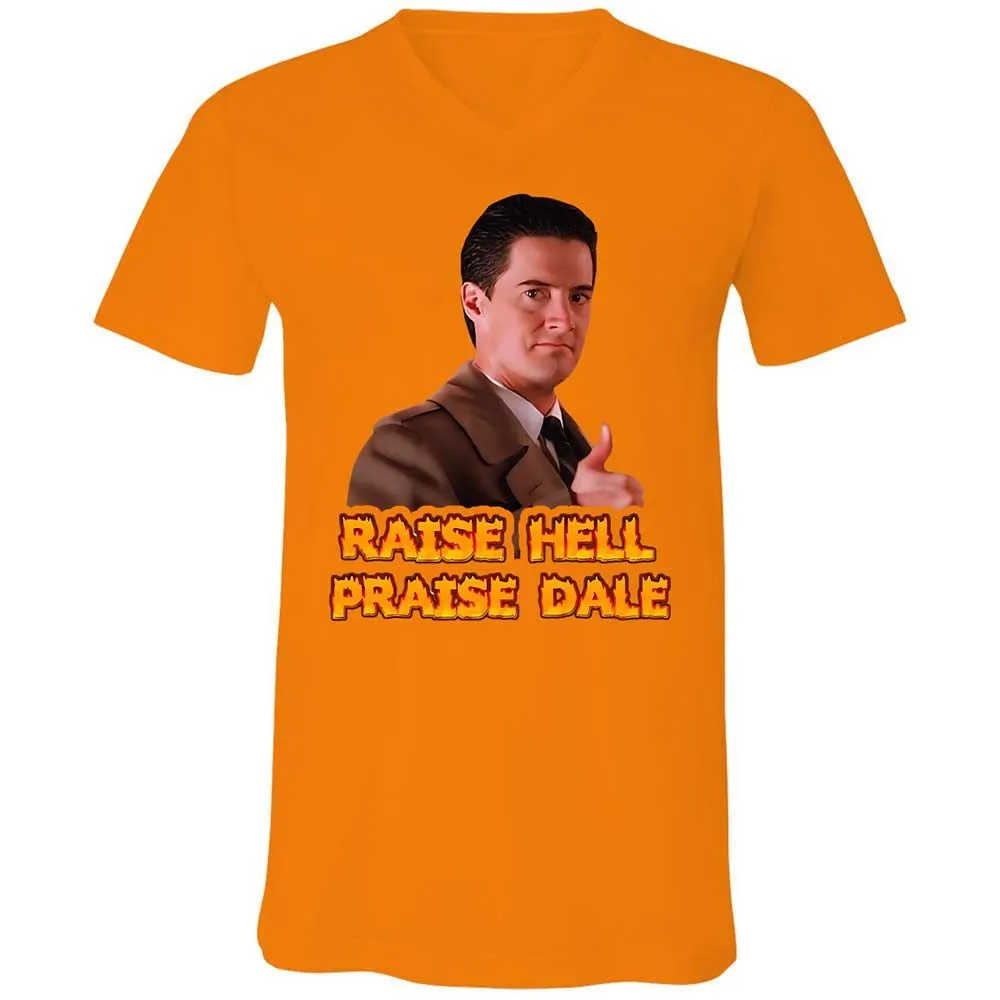 Unisex V-Neck T-Shirt - UXL187ED - Orange - 7