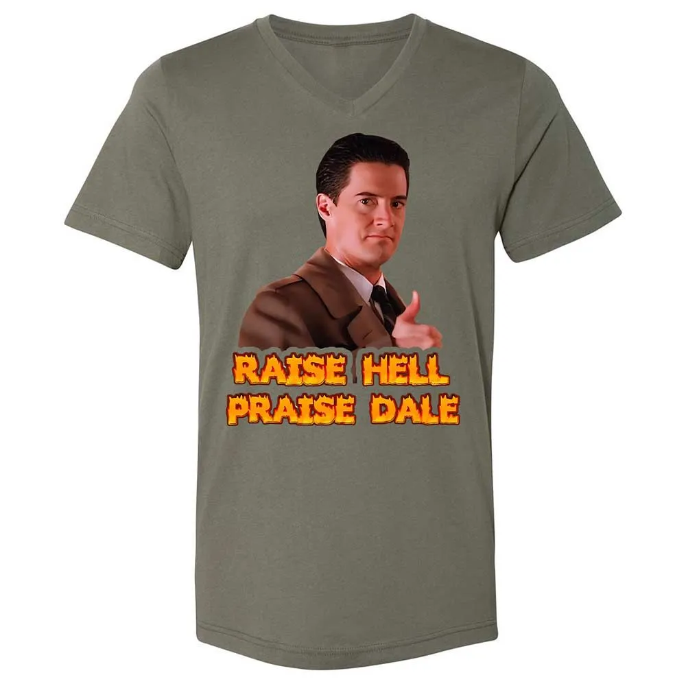 Unisex V-Neck T-Shirt - UXL187ED - Military Green - 15