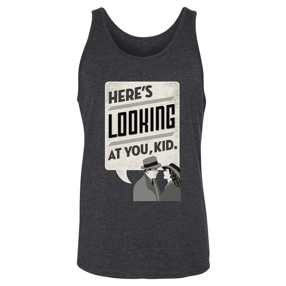 Here's Looking at You Kid - Dark Grey Heather - 5