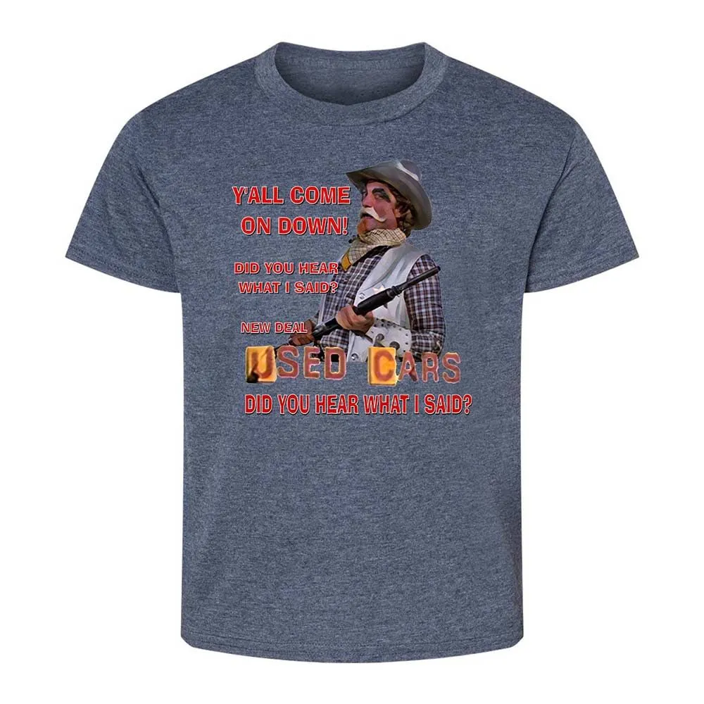 Kids T-Shirt - JCH2AWBB - Heather Navy - 15