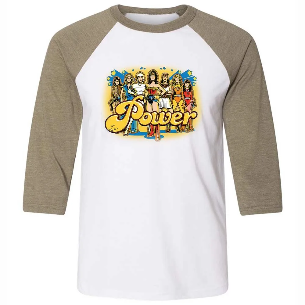 Women of 70s TV - White/Heather Olive - 4