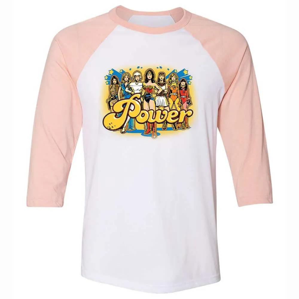 Women of 70s TV - White/Heather Peach - 5