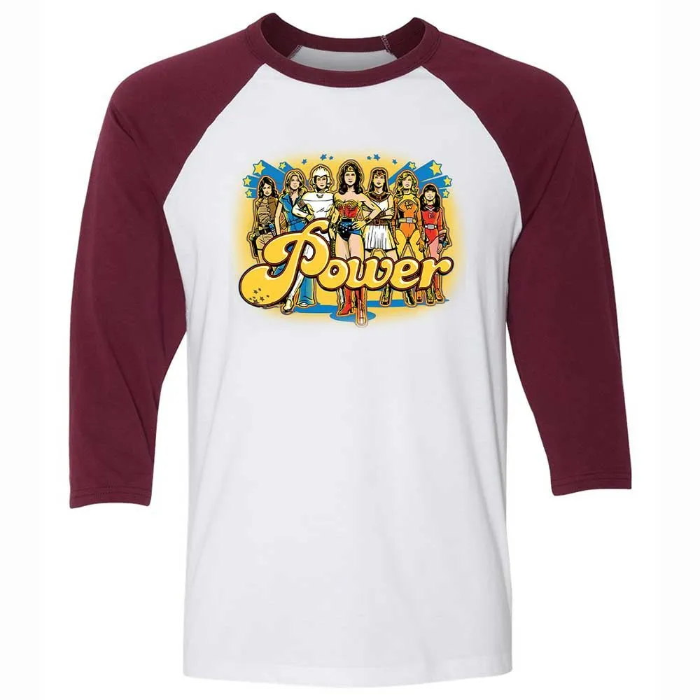 Women of 70s TV - White/Maroon - 7