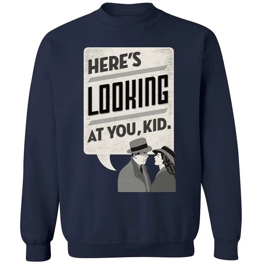 Here's Looking at You Kid - Navy - 2