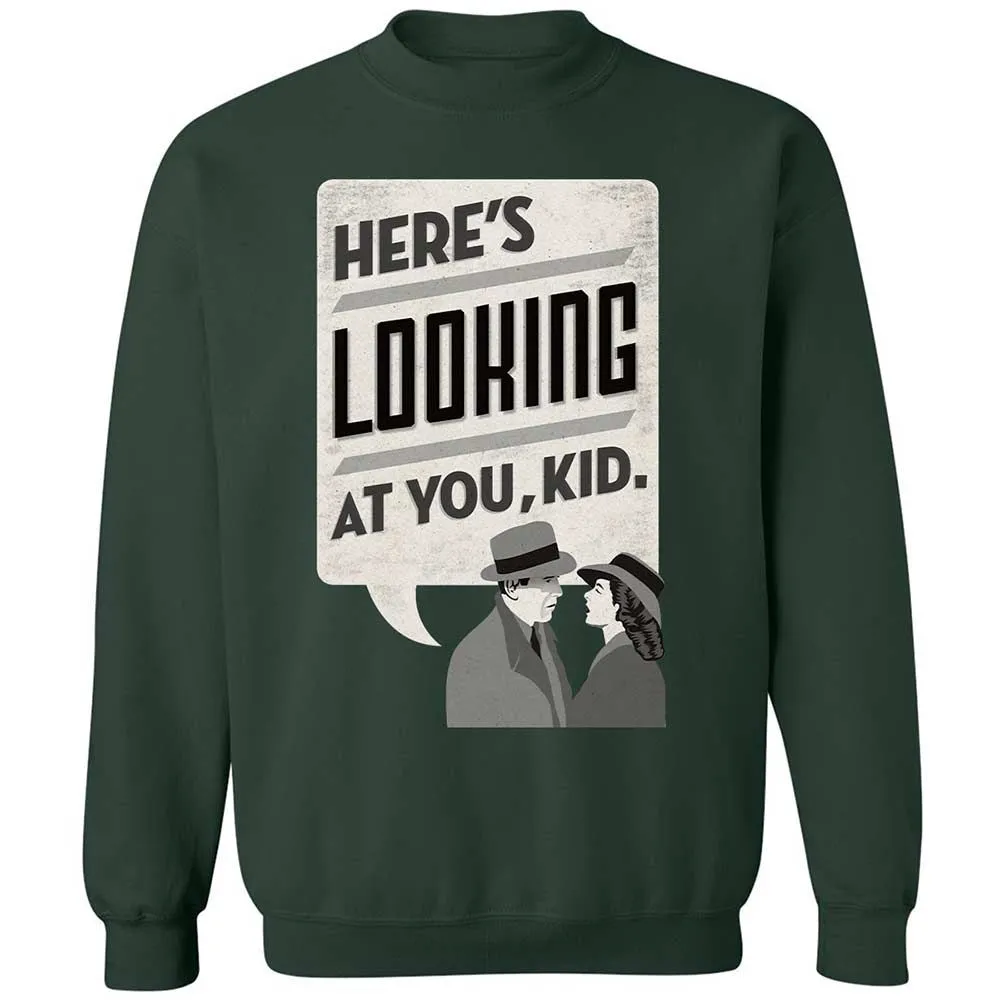 Here's Looking at You Kid - Forest Green - 5