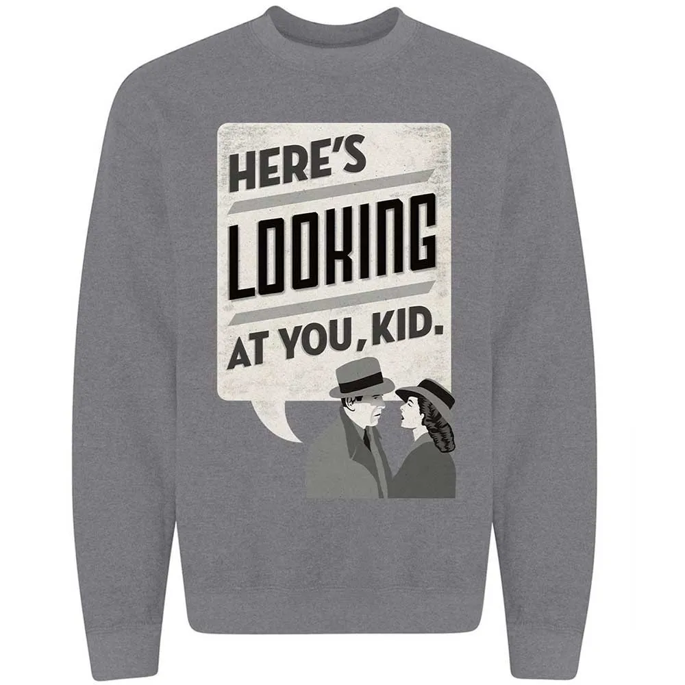 Here's Looking at You Kid - Graphite Heather - 7