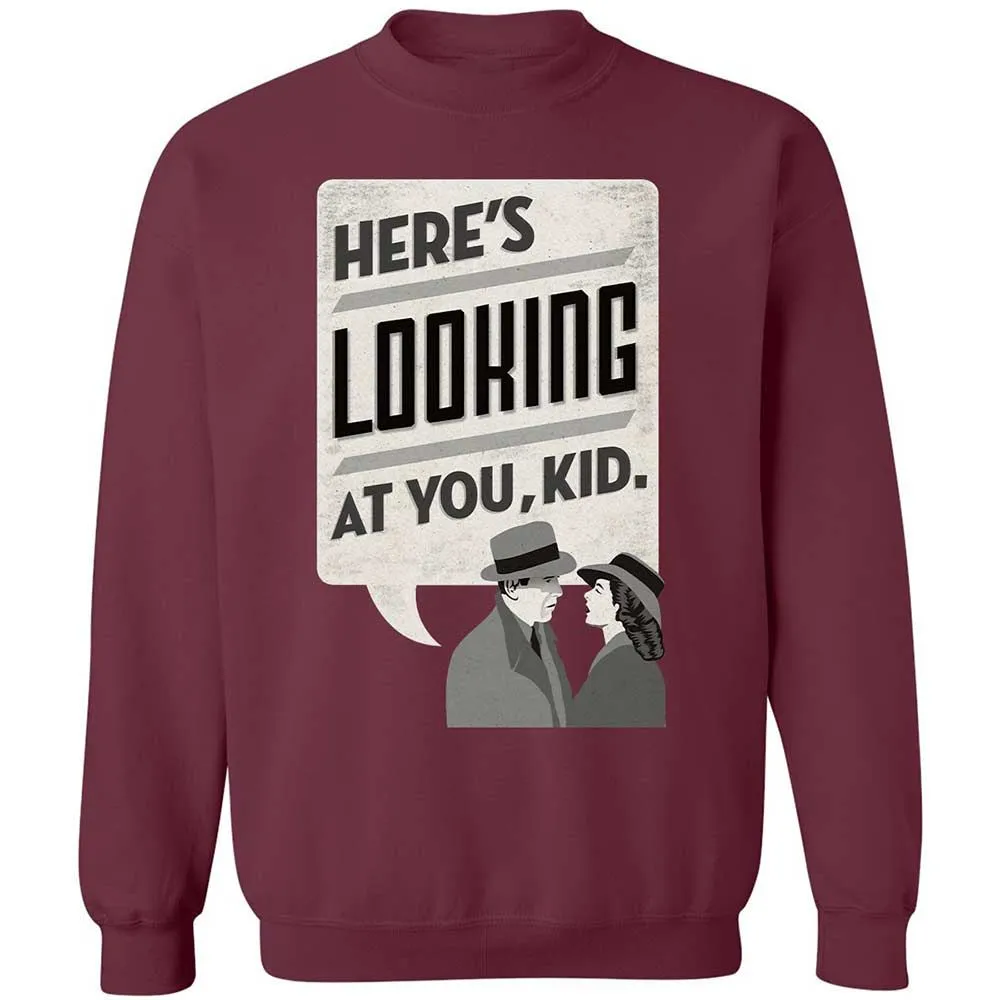 Here's Looking at You Kid - Maroon - 8