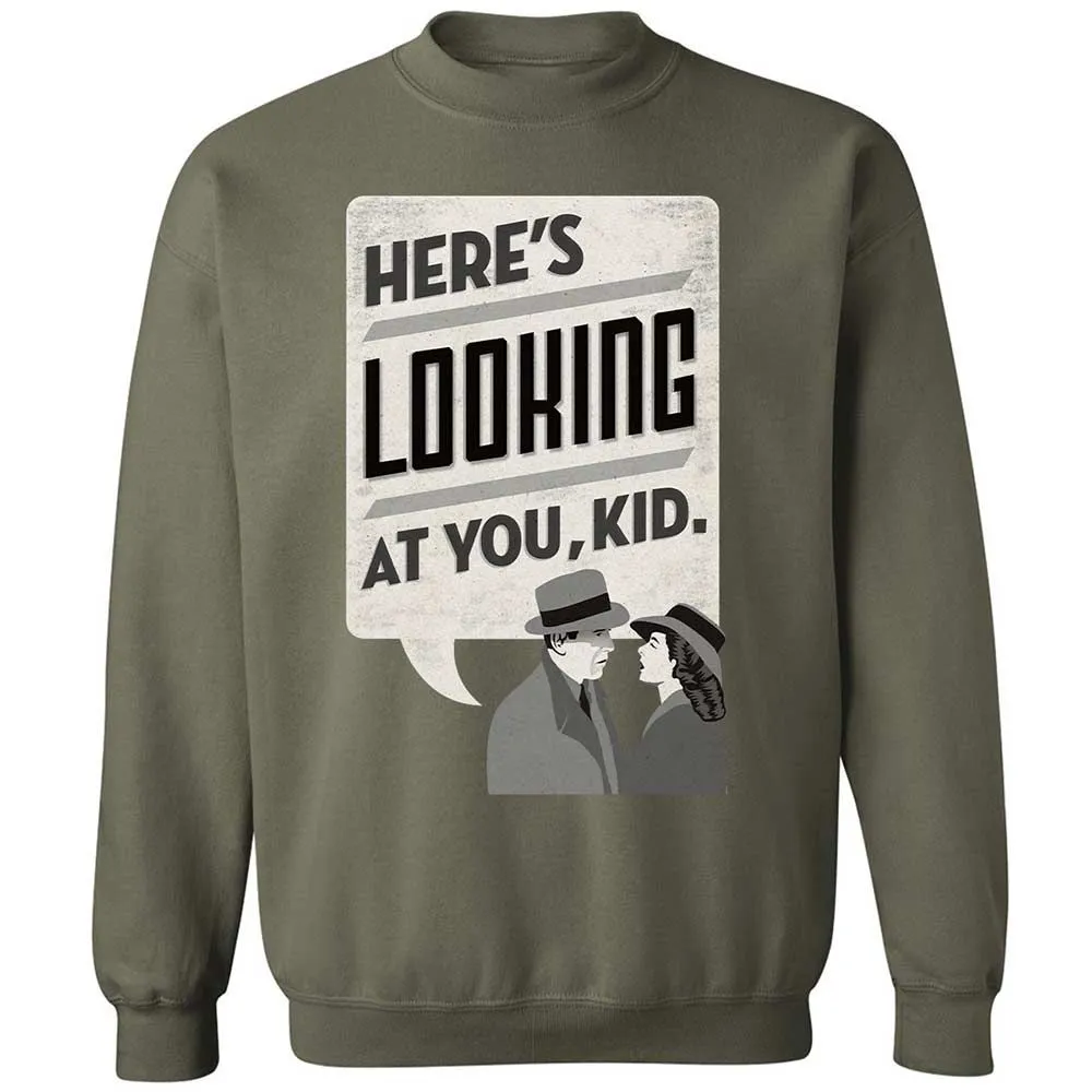 Here's Looking at You Kid - Military Green - 9
