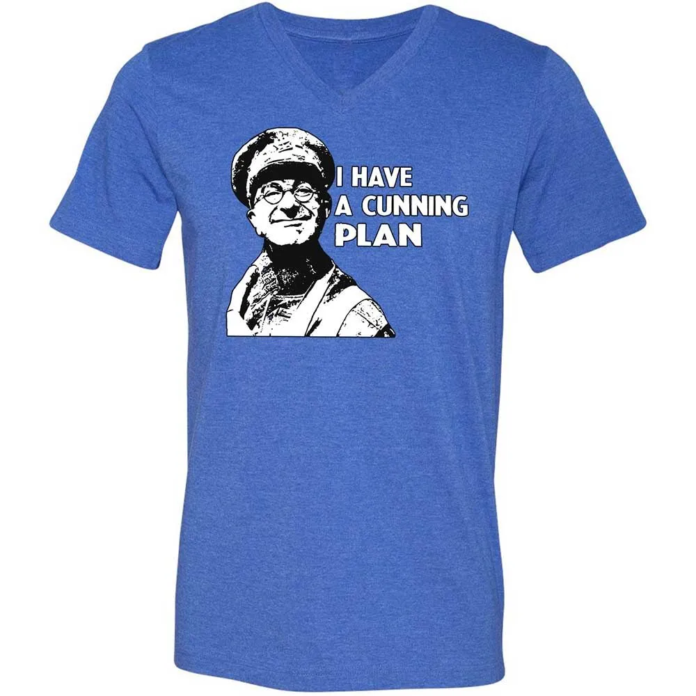 Unisex V-Neck T-Shirt - W3PSPYSB - Heather True Royal - 5