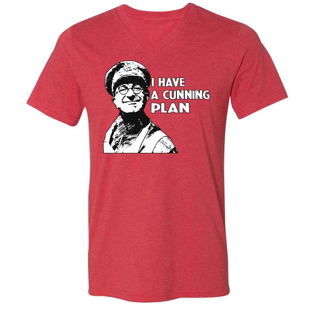 Unisex V-Neck T-Shirt - W3PSPYSB - Heather Red - 7