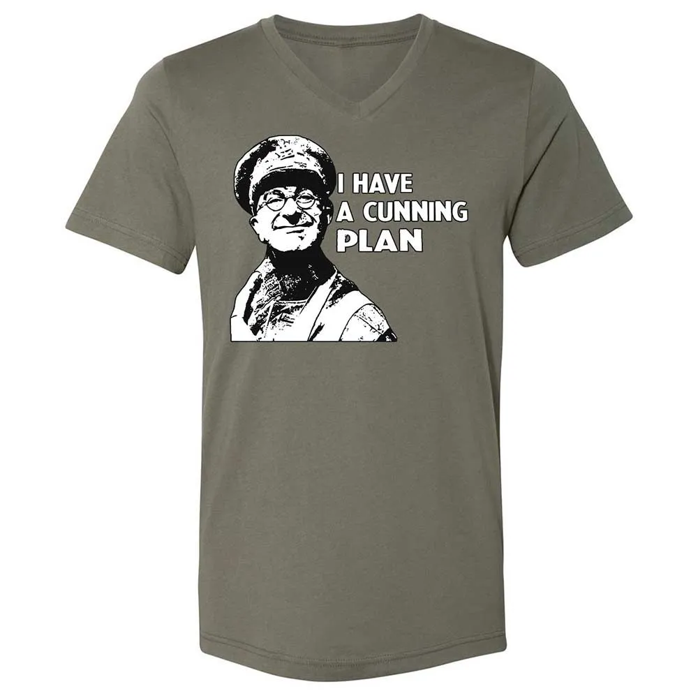 Unisex V-Neck T-Shirt - W3PSPYSB - Military Green - 11