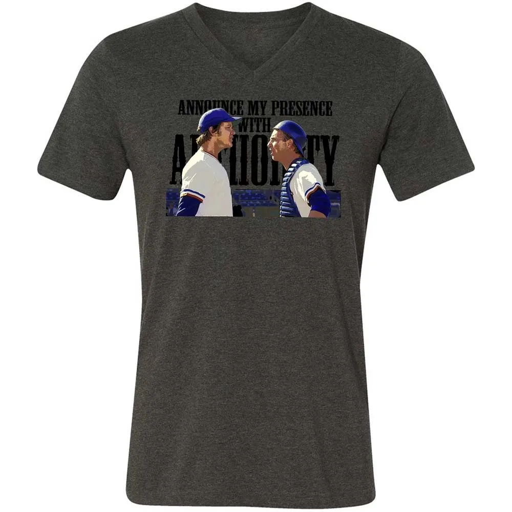 Announce my presence with authority - Dark Grey Heather - 8