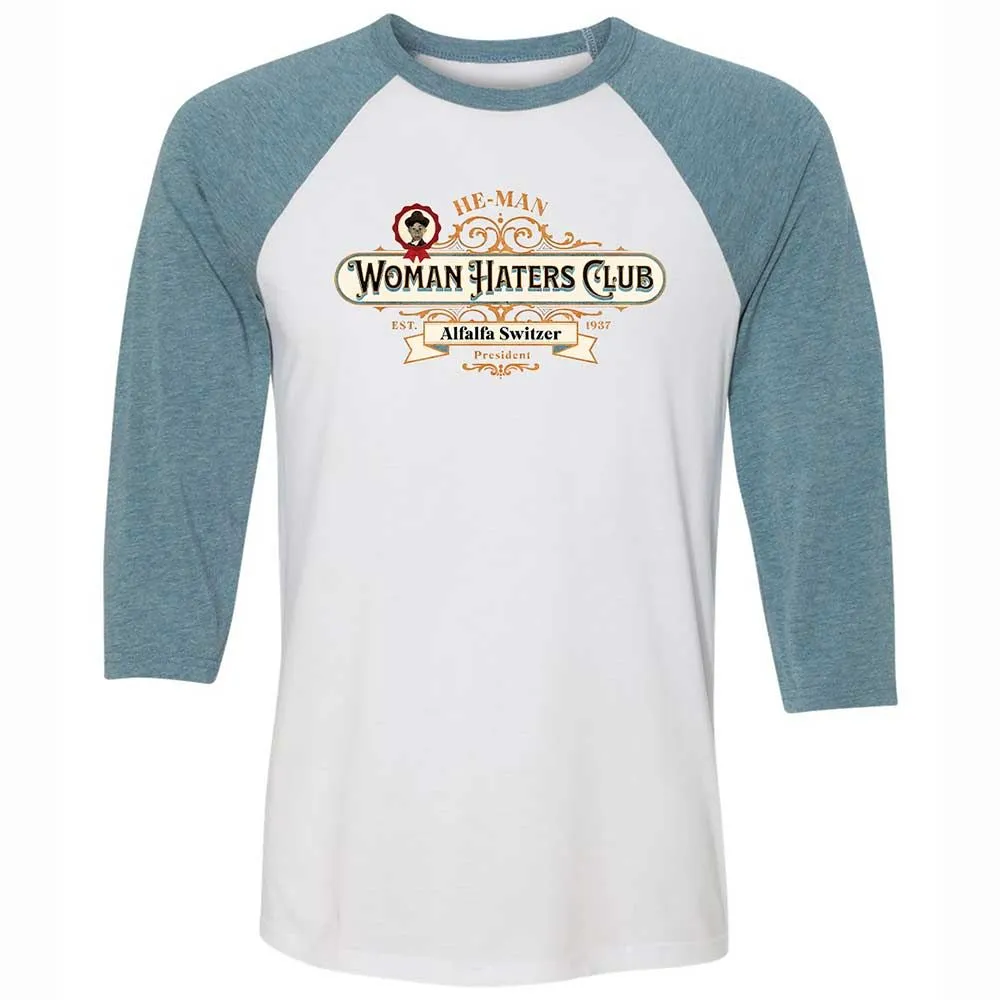 Unisex 3/4 Baseball Tee - L5EJCTDA - White/Denim - 3