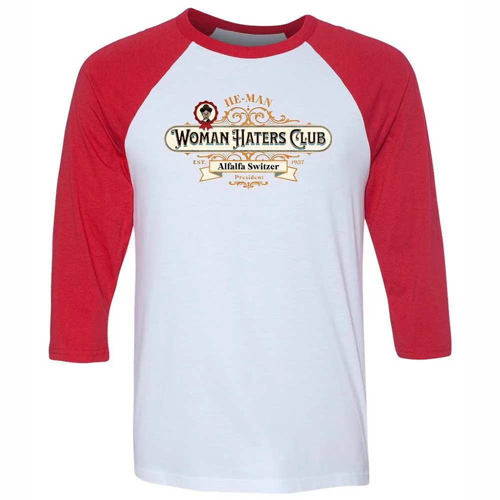 Unisex 3/4 Baseball Tee - L5EJCTDA - White/Red - 9