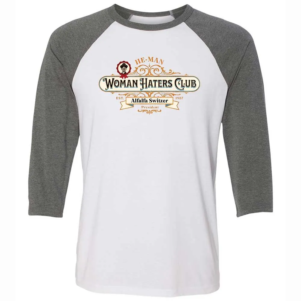 Unisex 3/4 Baseball Tee - L5EJCTDA - White/Deep Heather - 11
