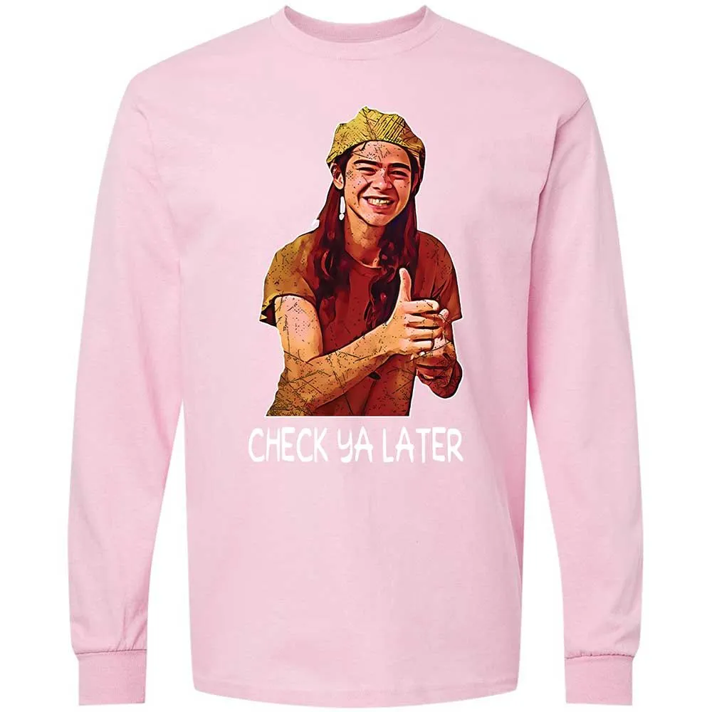 Long Sleeve T-Shirt - WZSX6C2K - Light Pink - 16