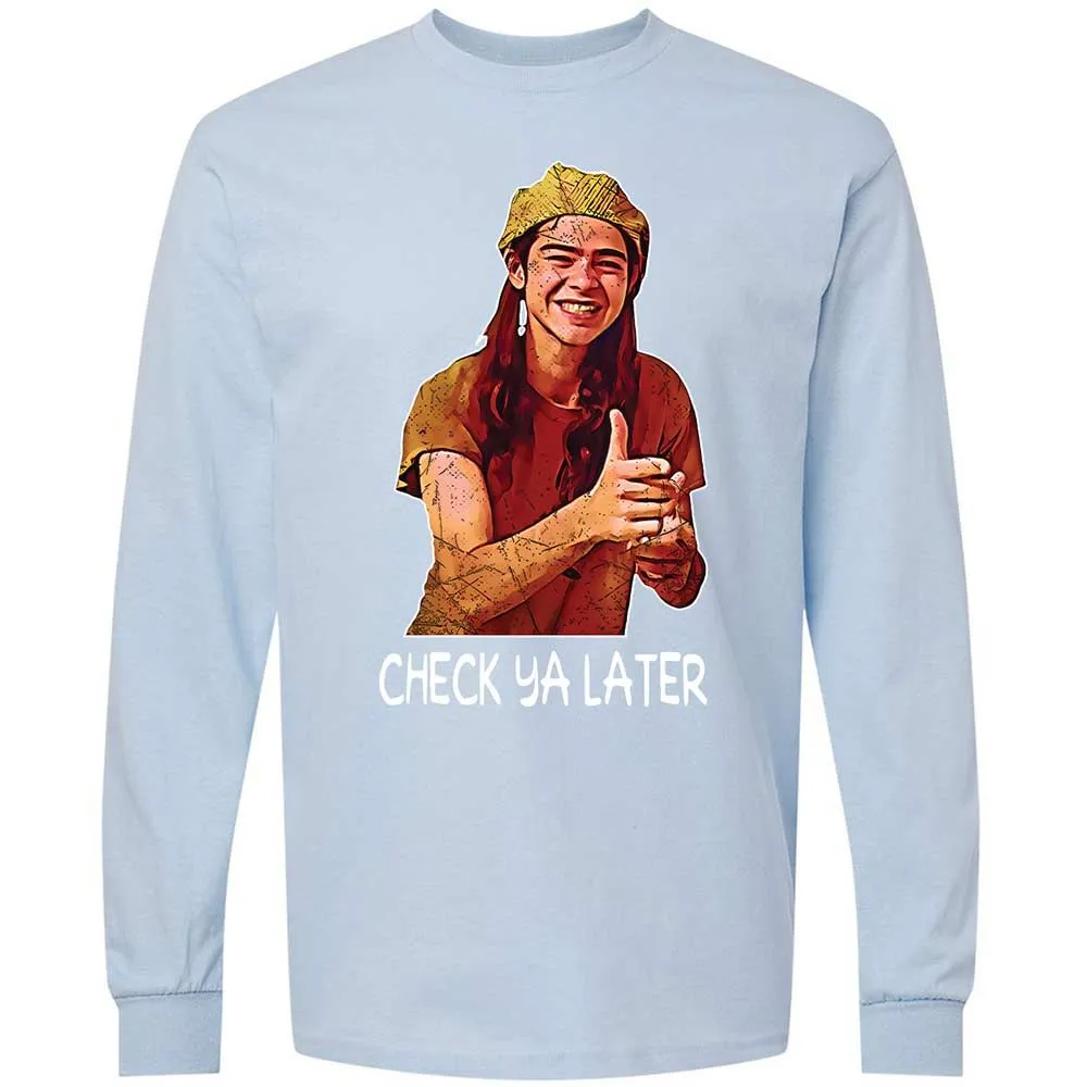 Long Sleeve T-Shirt - WZSX6C2K - Light Blue - 18