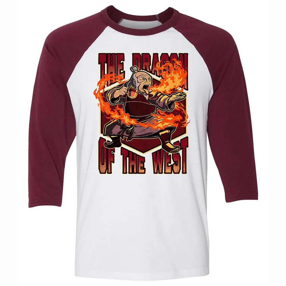 The Dragon of the West - White/Maroon - 7
