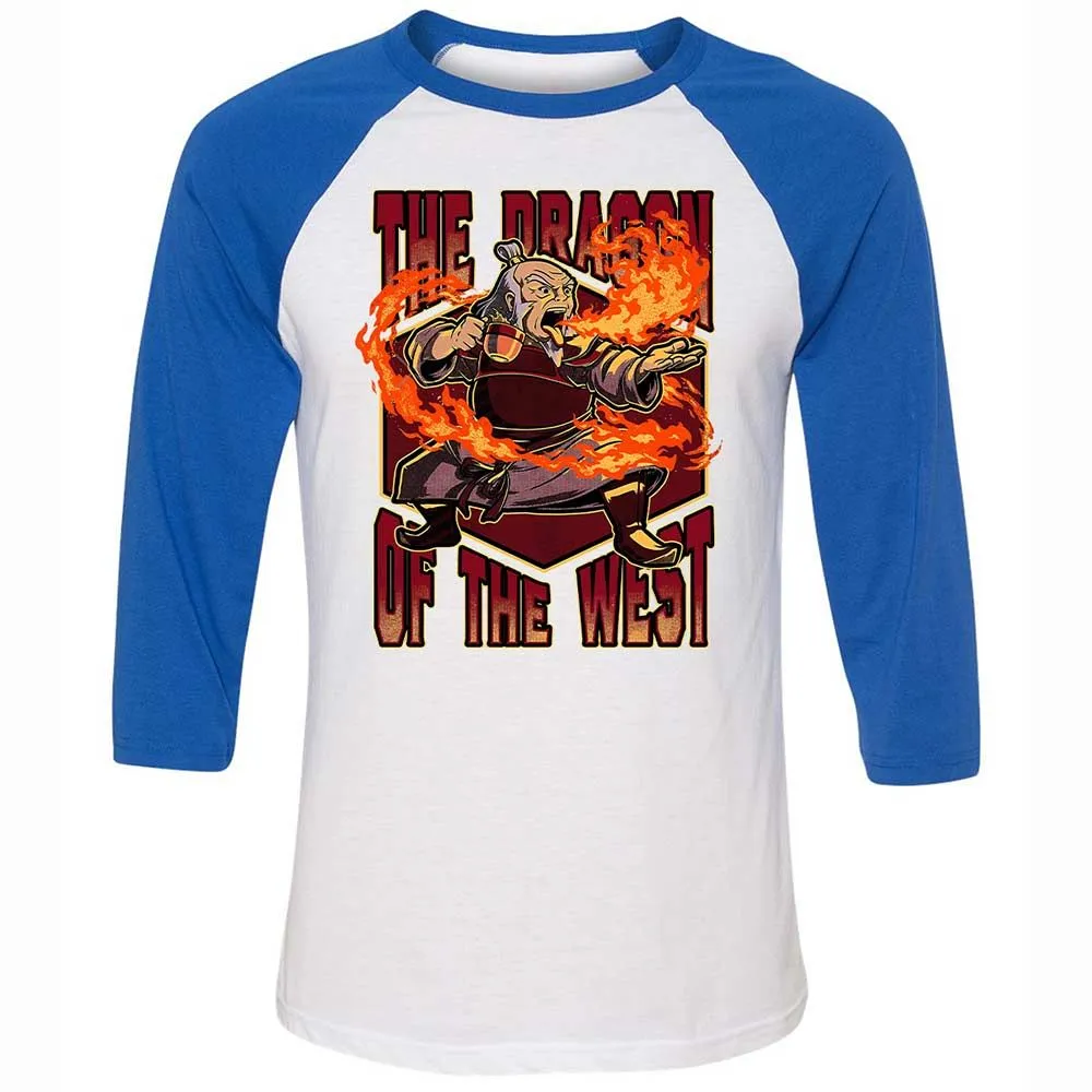 The Dragon of the West - White/True Royal - 10