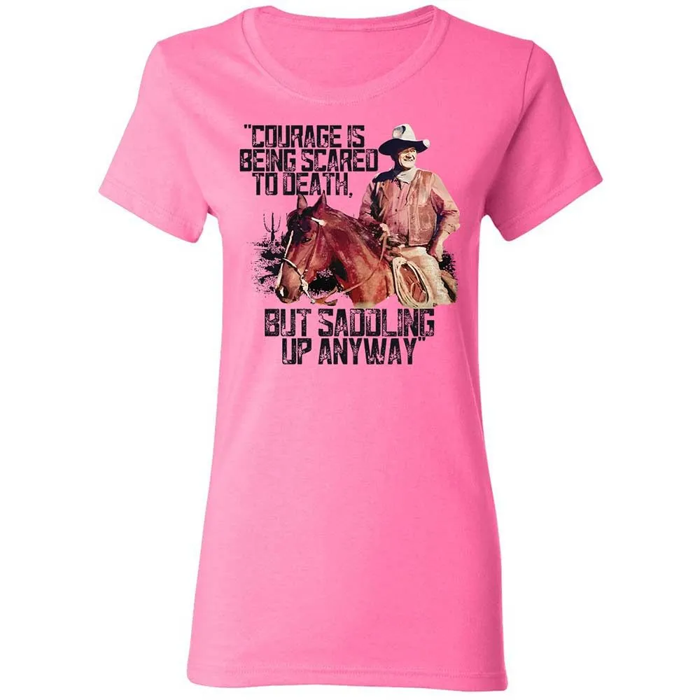 Courage is being scared to death, but saddling up anyway - Azalea - 4