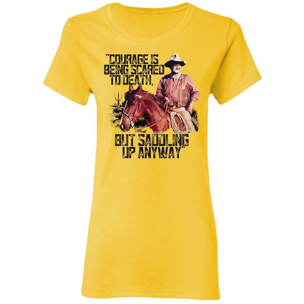 Courage is being scared to death, but saddling up anyway - Daisy - 7