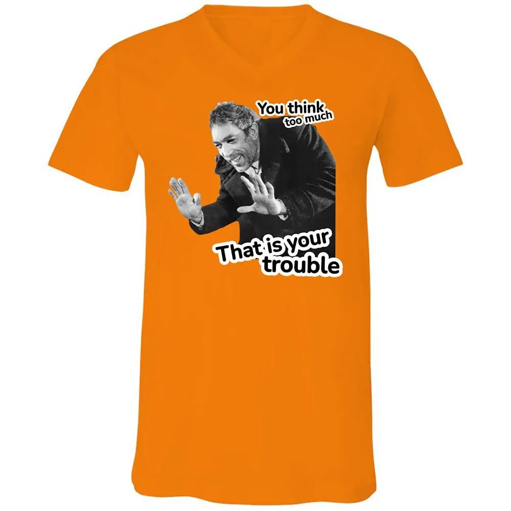 Unisex V-Neck T-Shirt - TC24ENTR - Orange - 7
