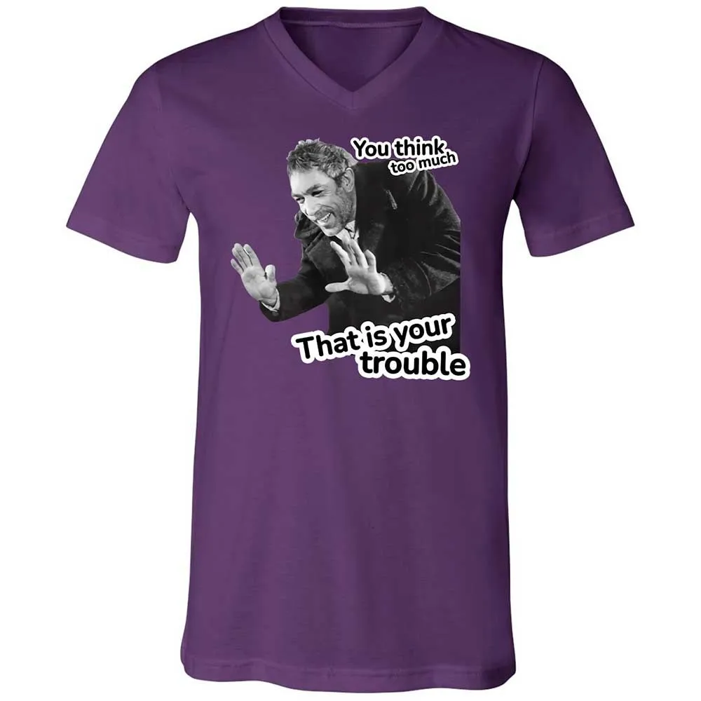 Unisex V-Neck T-Shirt - TC24ENTR - Team Purple - 10