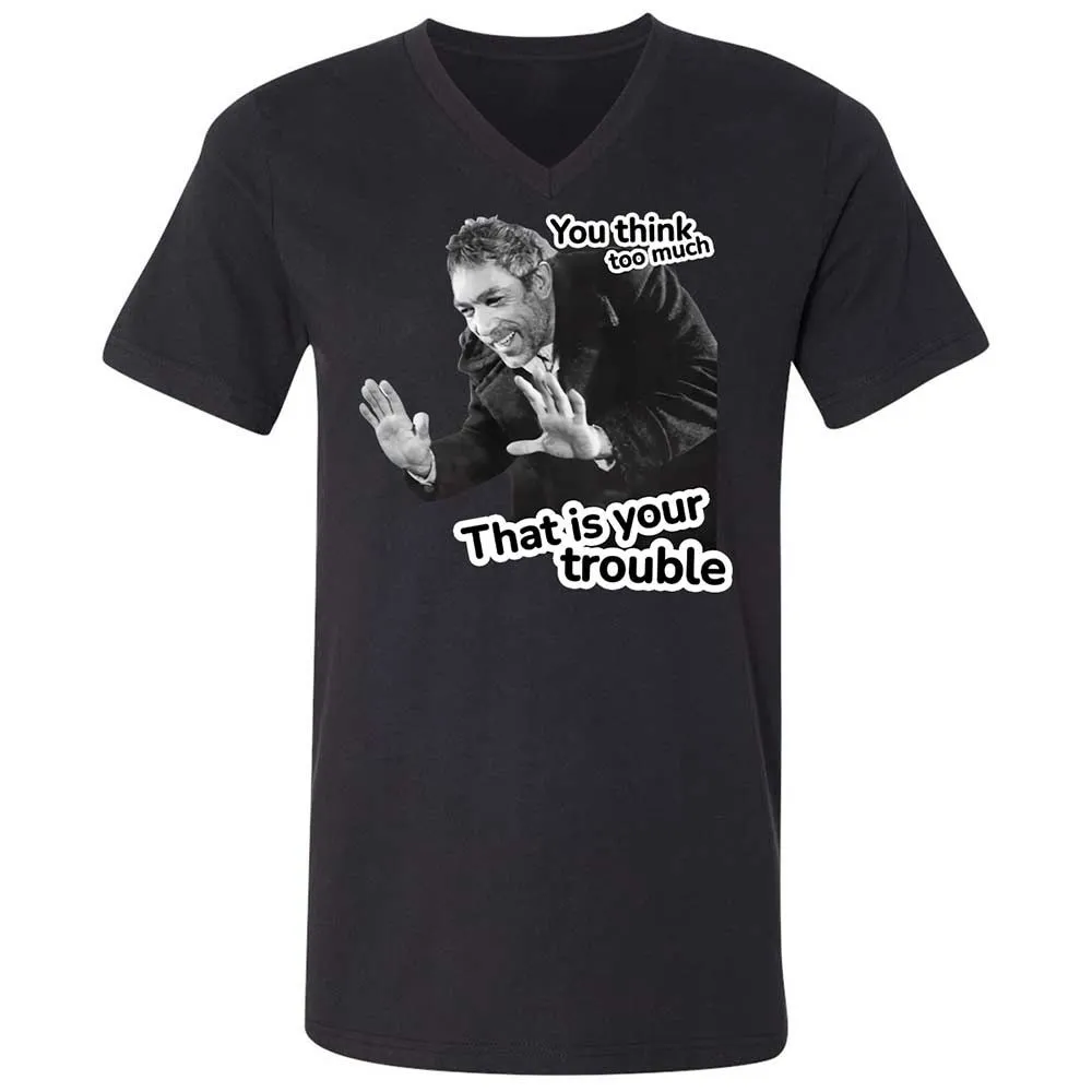 Unisex V-Neck T-Shirt - TC24ENTR - Black - 11