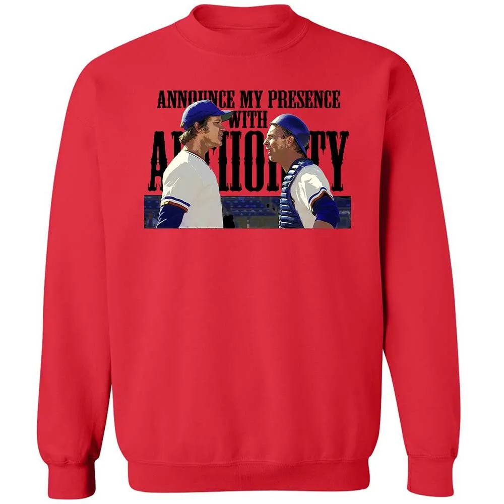 Announce my presence with authority - Red - 9