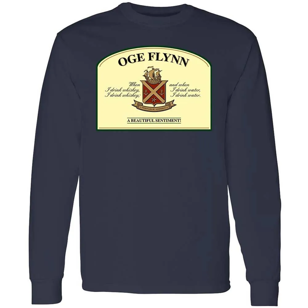 When I drink whiskey, when I drink water - Navy - 13