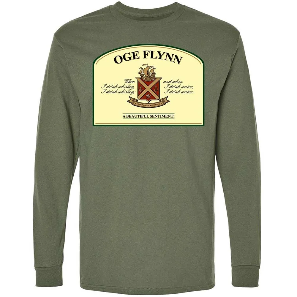 When I drink whiskey, when I drink water - Military Green - 19