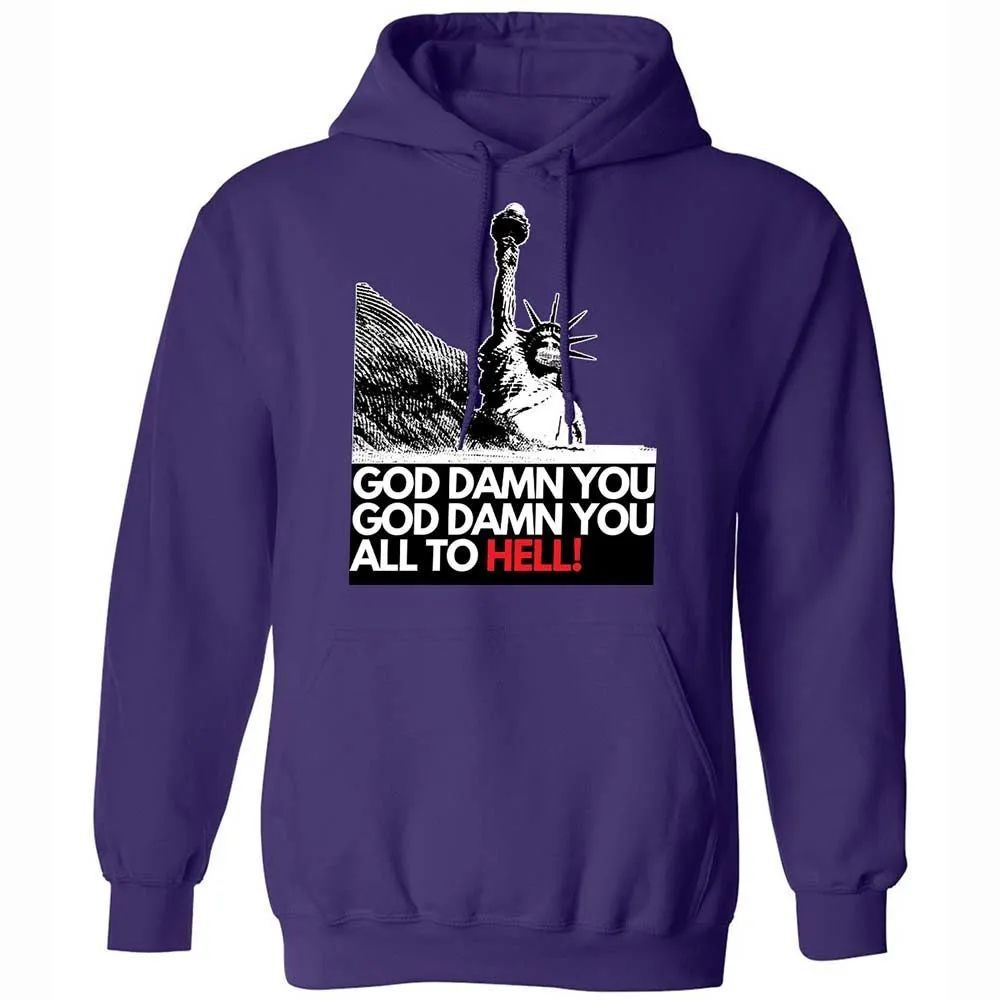 God damn you all to hell! - Purple - 10