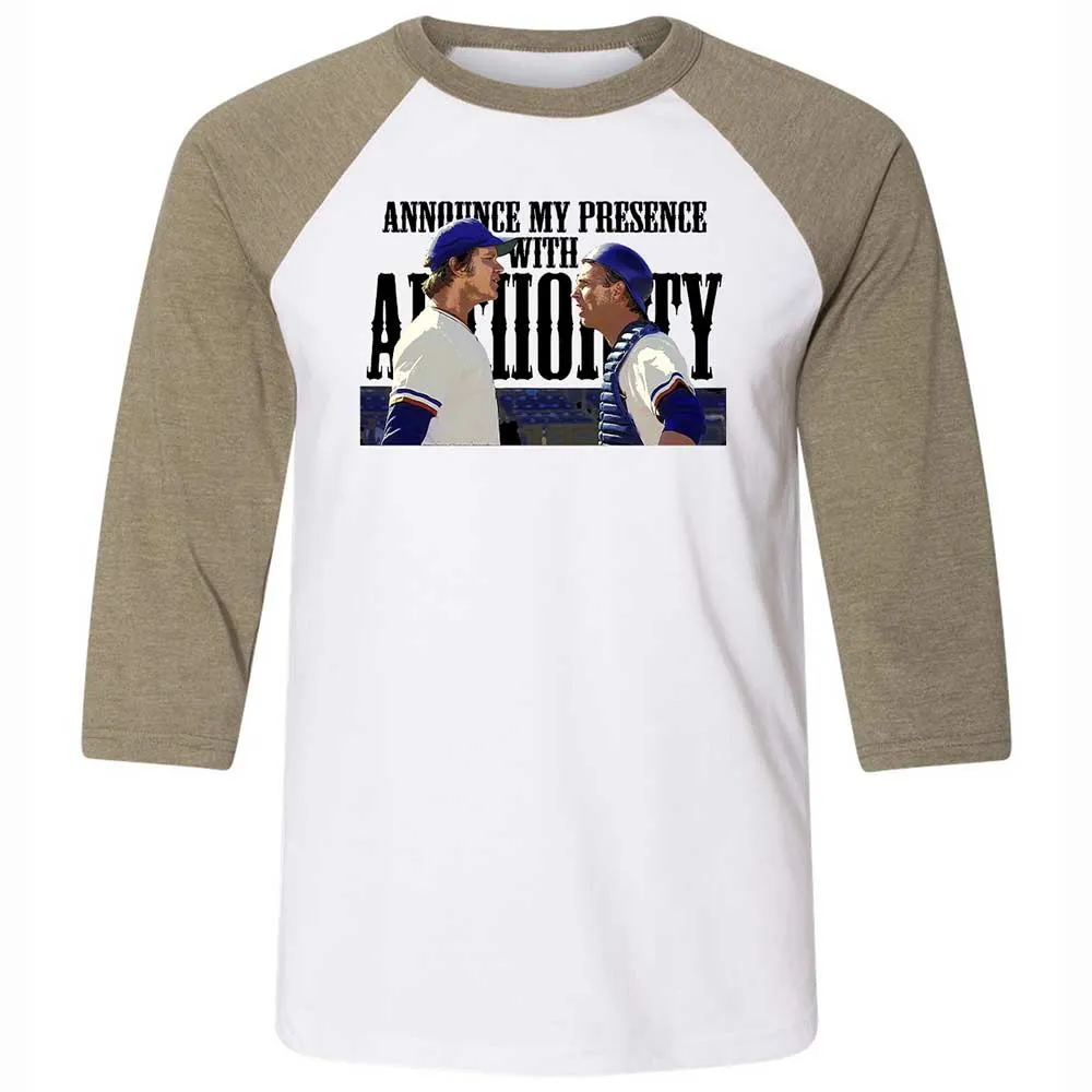 Announce my presence with authority - White/Heather Olive - 4