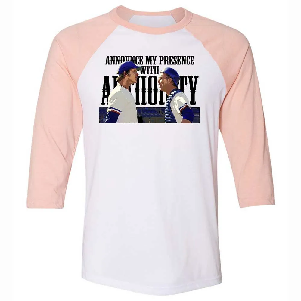 Announce my presence with authority - White/Heather Peach - 5