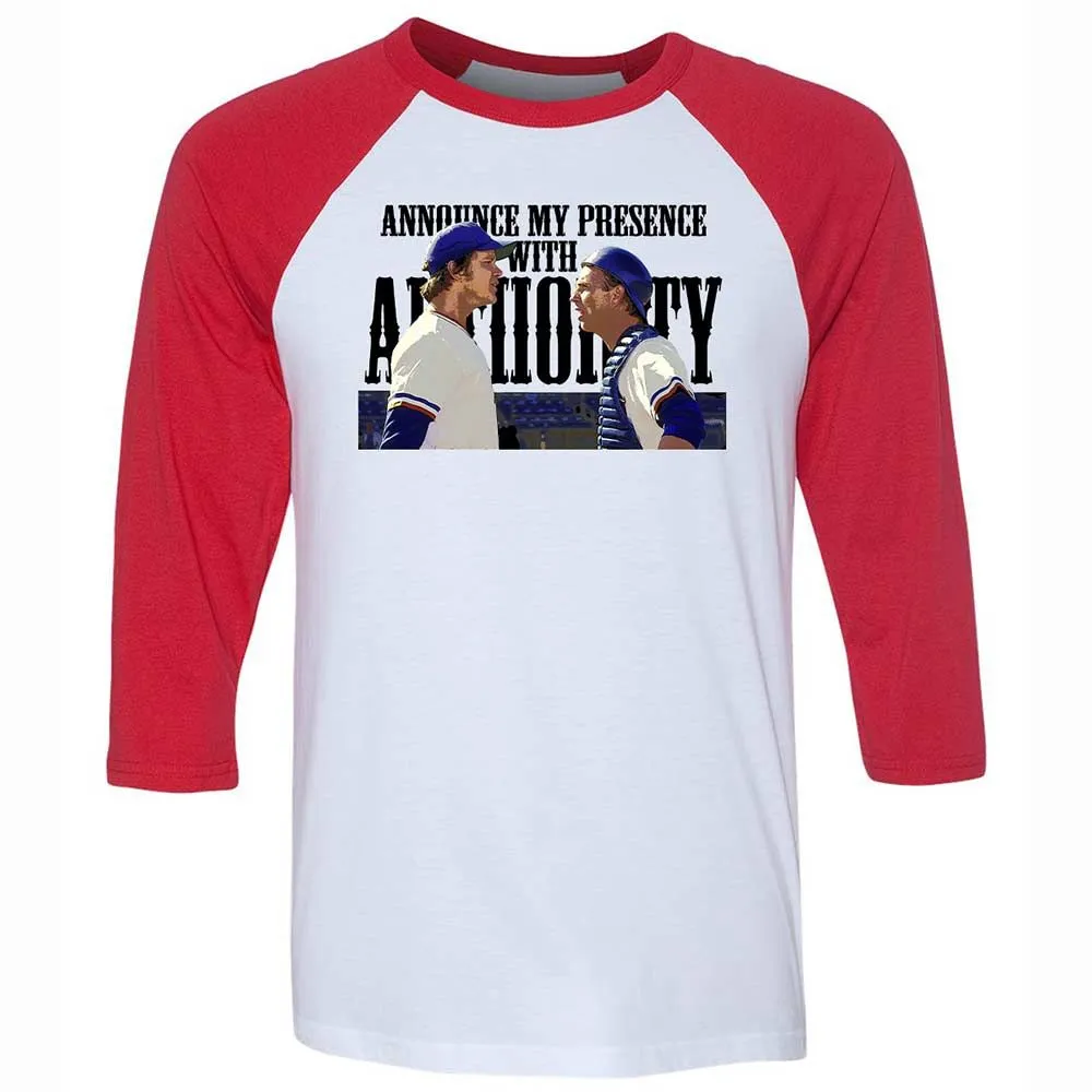 Announce my presence with authority - White/Red - 9