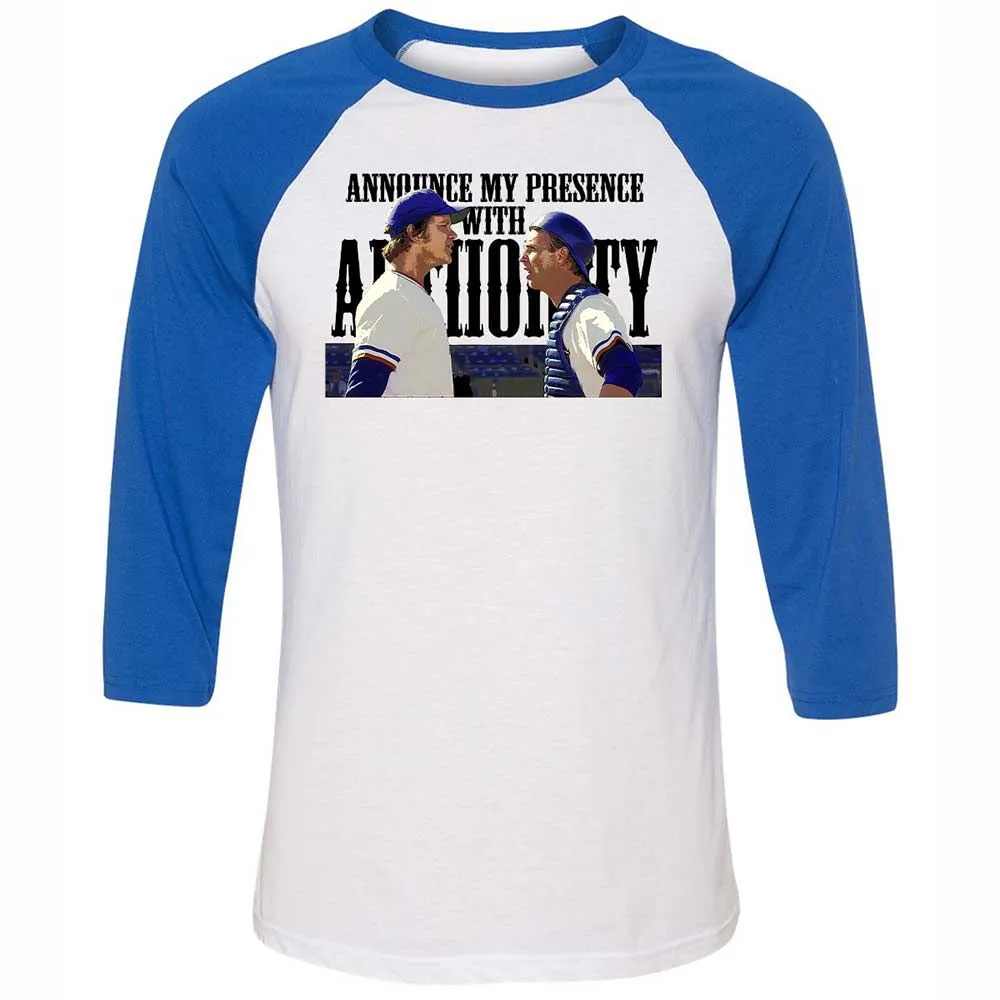 Announce my presence with authority - White/True Royal - 10