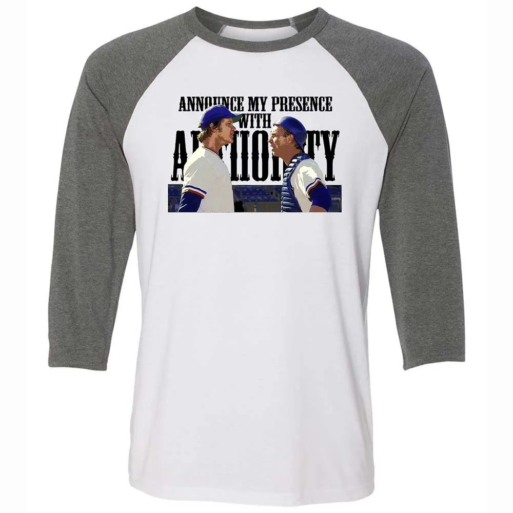 Announce my presence with authority - White/Deep Heather - 11