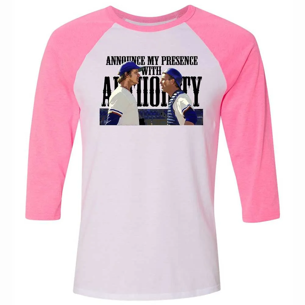 Announce my presence with authority - White/Neon Pink - 12