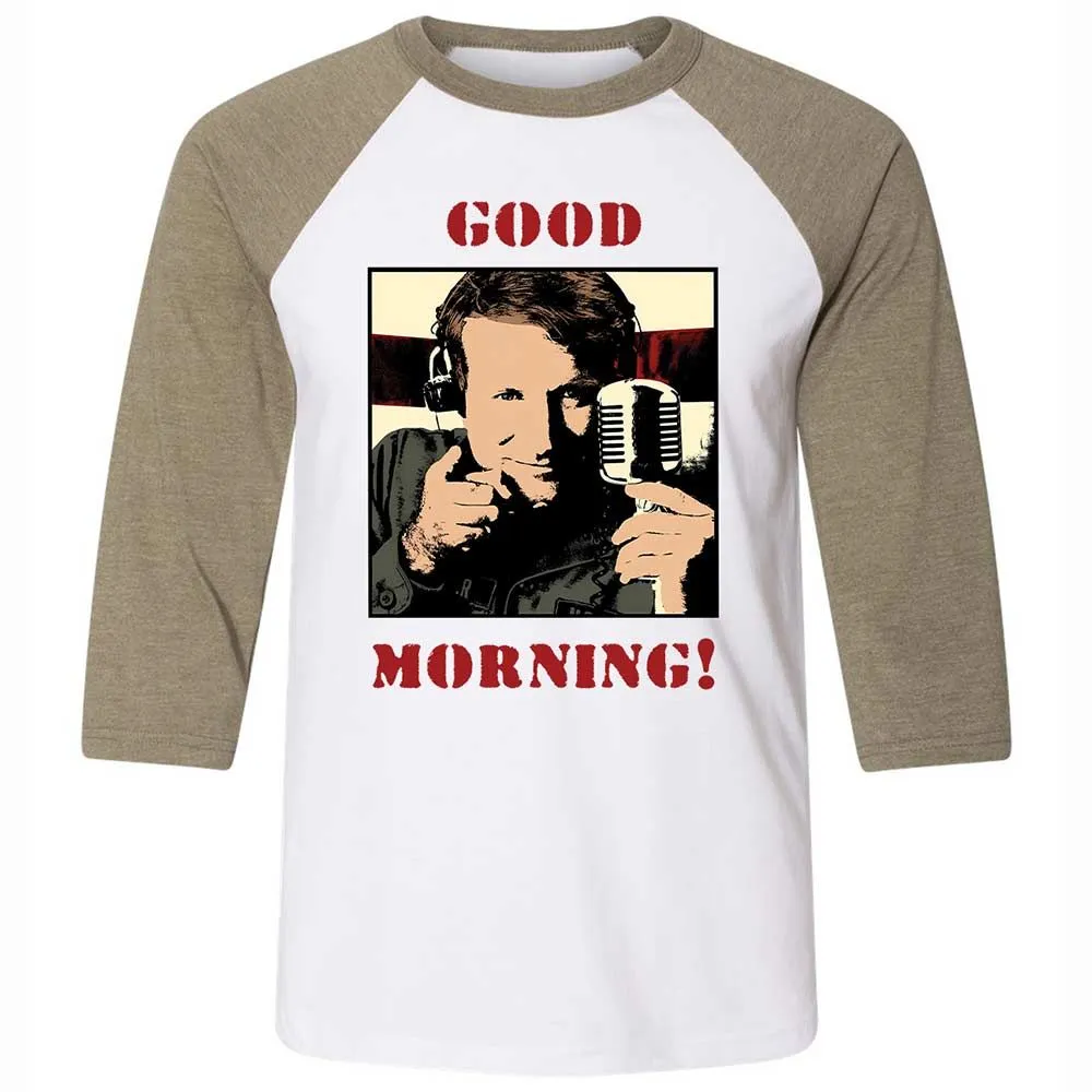 Good Morning! - White/Heather Olive - 4
