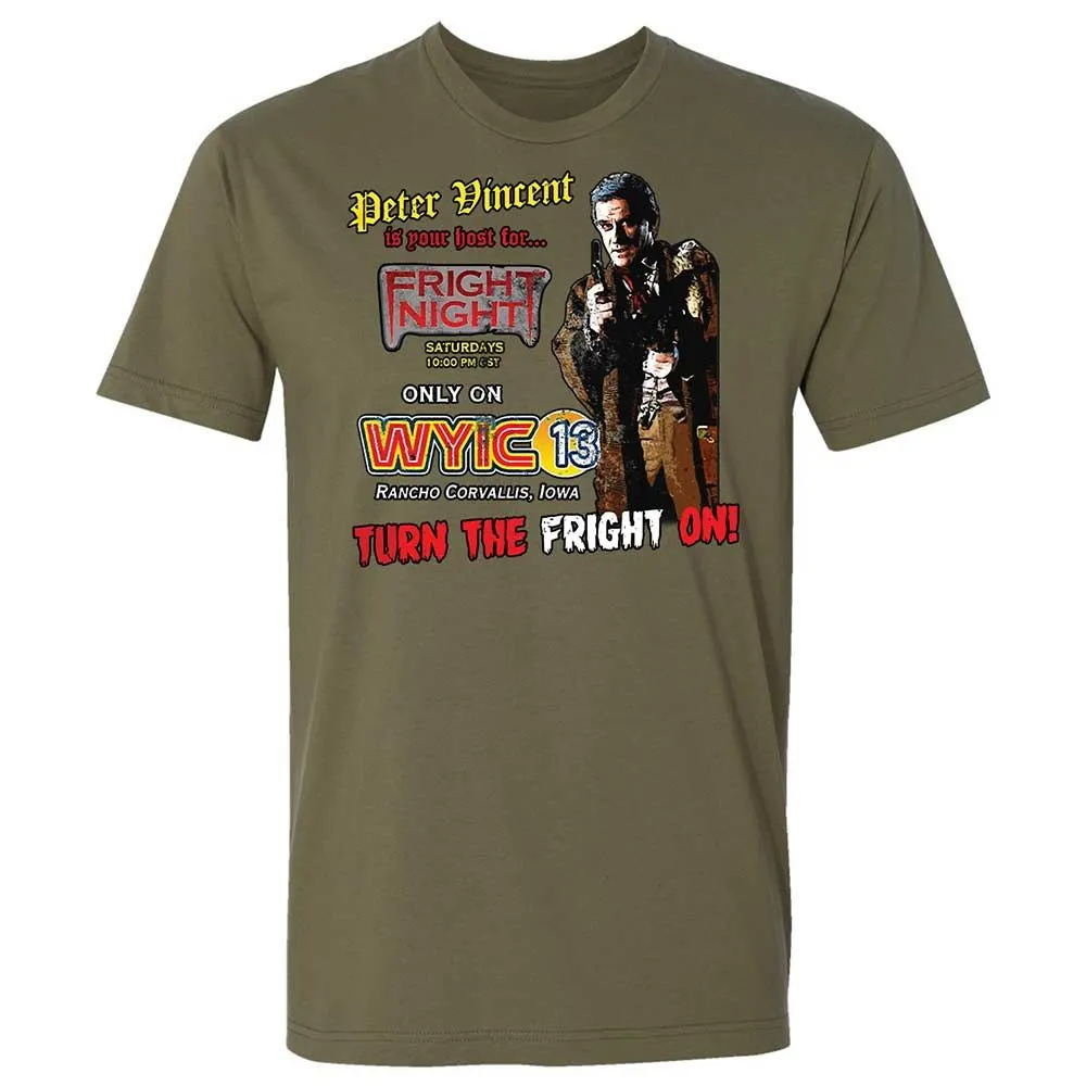 Peter Vincent Fright horror night cult - Military Green - 8