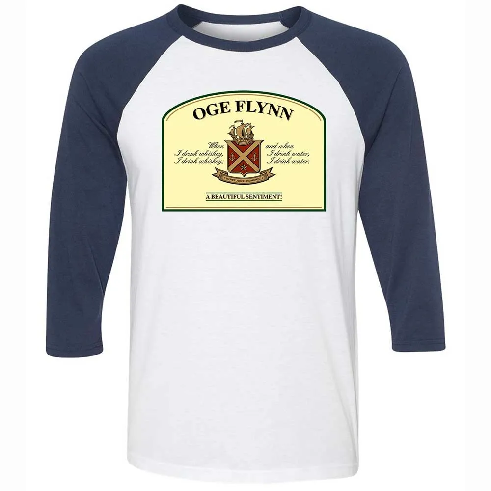 When I drink whiskey, when I drink water - White/Navy - 8