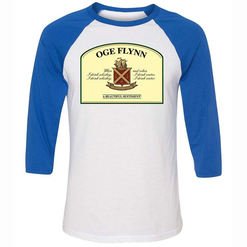 When I drink whiskey, when I drink water - White/True Royal - 10